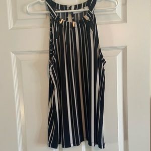 NWT New York & Company Size Medium Black and White Top